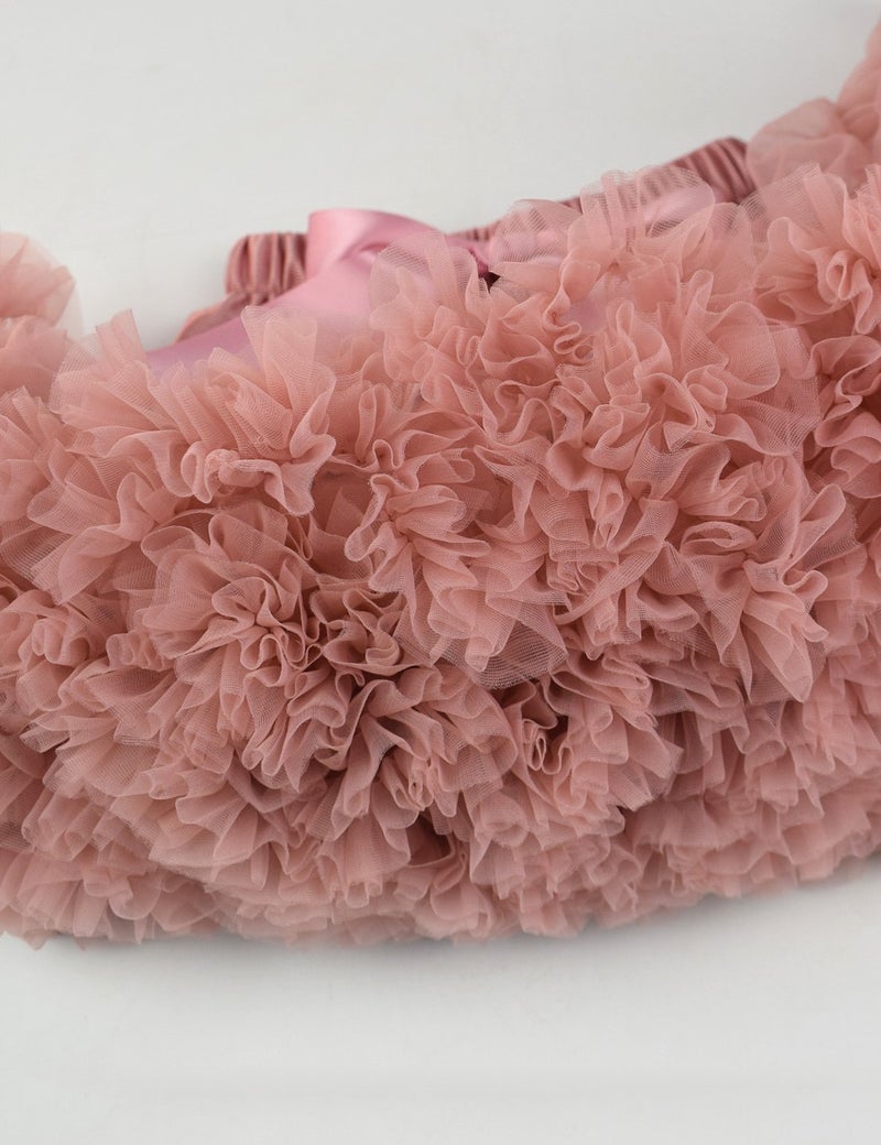 Tutu.kk Baby Girls Tutu Skirt Princess Fluffy Soft Chiffon Ballet Birthday Party Pettiskirt Beansand XS - Image 4